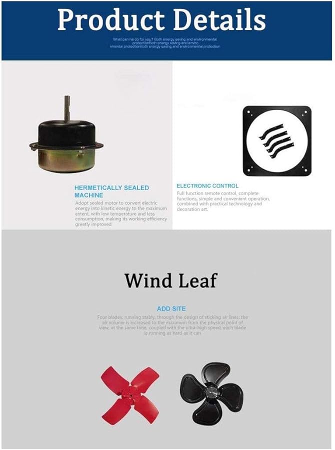 4 Inch White Kitchen Bathroom Exhaust Fan Ventilation Pipe Mute Extractor Air Vent - Image 5