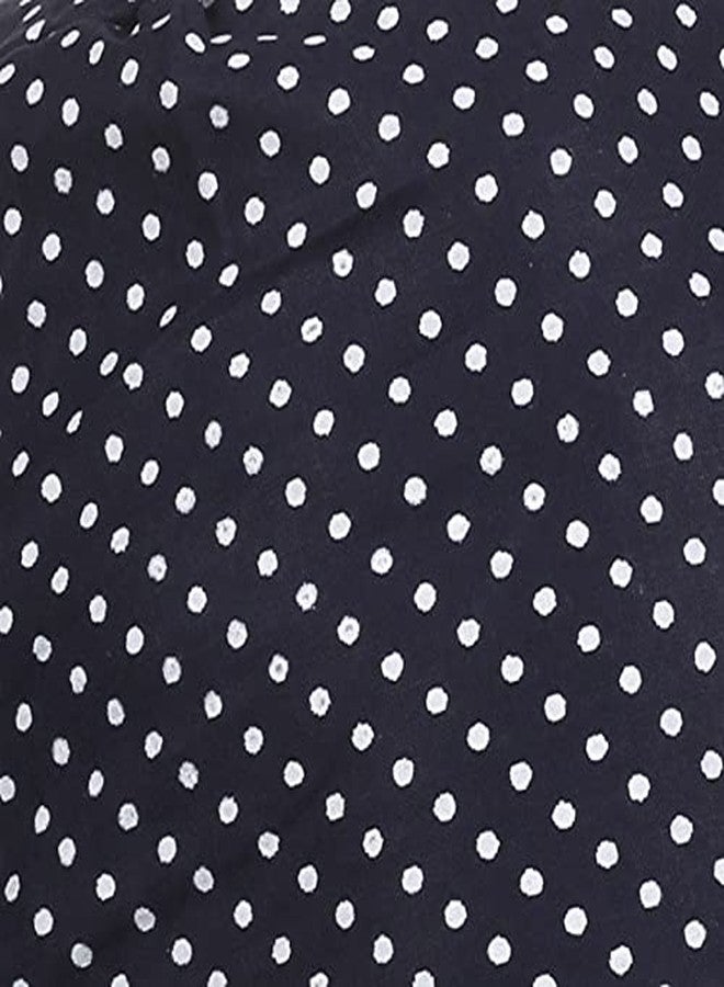 BISMAADH 100% Cotton Polka Dot Printed Durag Skull Cap Bandana Sweatband Handband Pack of 2 - Image 2