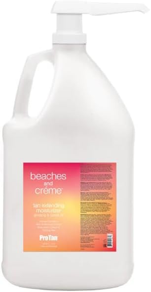 Pro Tan Beaches and Creme Ultra Rich Tan Extending Moisturiser 1 US Gallon wpump