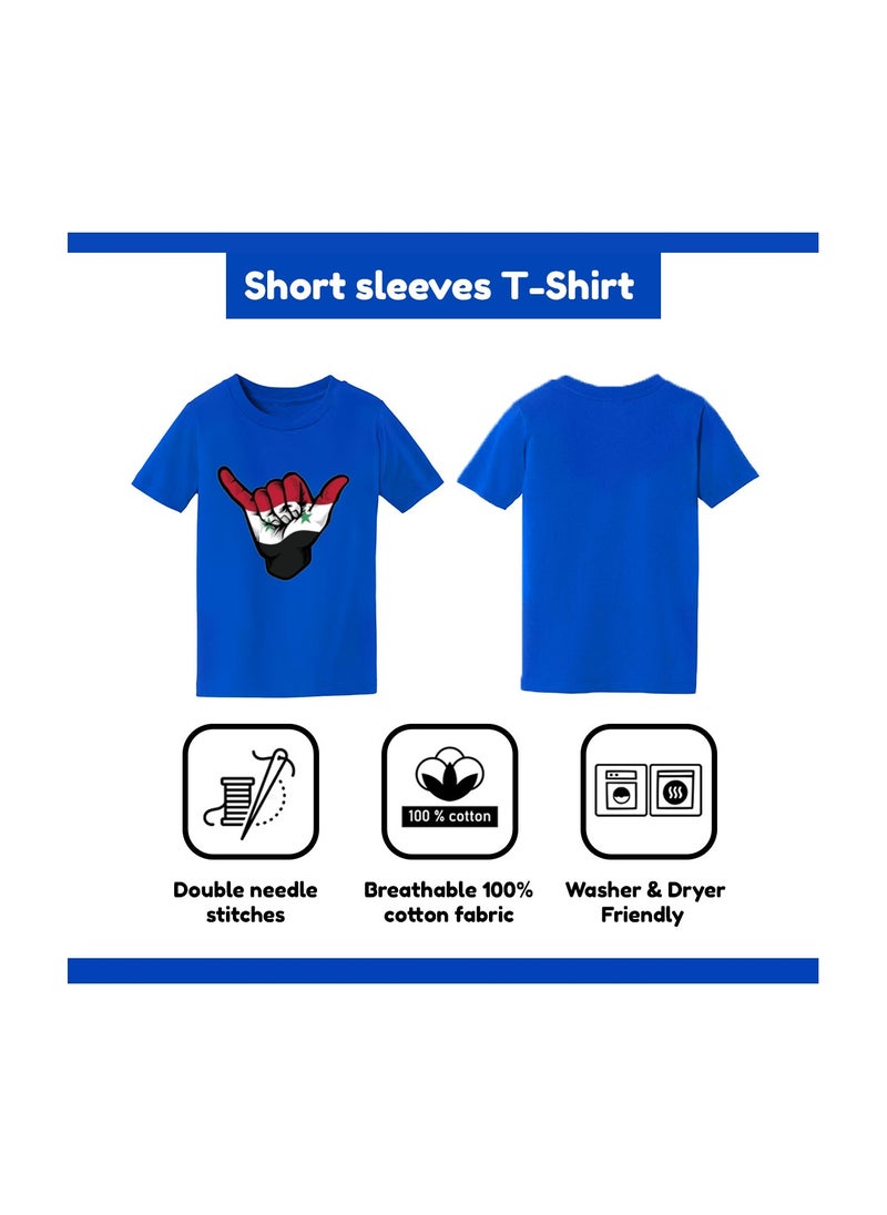 Generic - Syria Kids Boys T-Shirt–Comfortable And Soft Cotton Round Neck And Short Sleeves Tshirts–Perfect For School And Special Events - Image 1