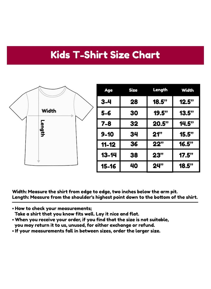 Generic - Syria Kids Boys T-Shirt–Comfortable And Soft Cotton Round Neck And Short Sleeves Tshirts–Perfect For School And Special Events - Image 1