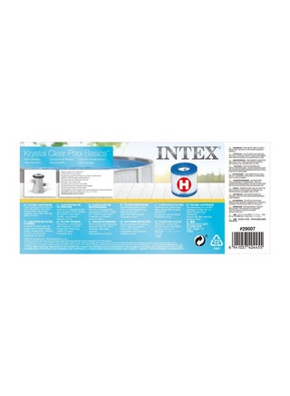Intex Type H Pool Filter Cartridge 10.16x9.21x9.21cm - view 3