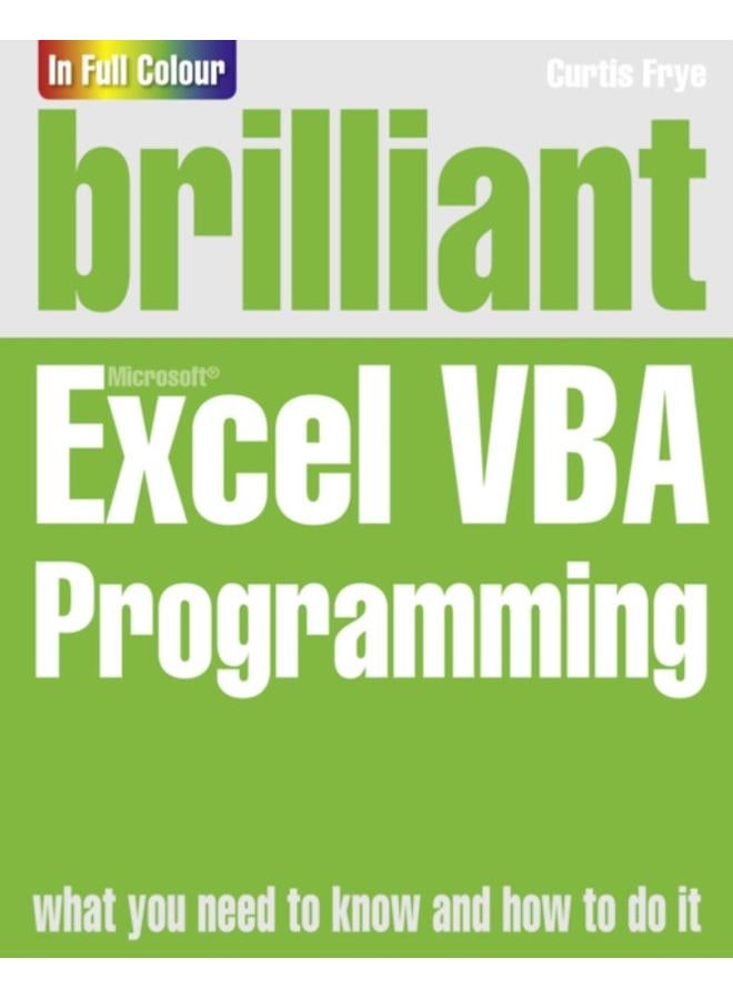 Brilliant Excel VBA Programming 
