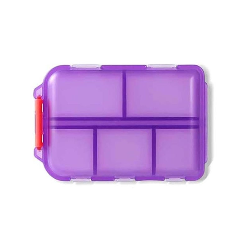 Generic Weekday Pill Box with Waterproof Label Purple single pill box 