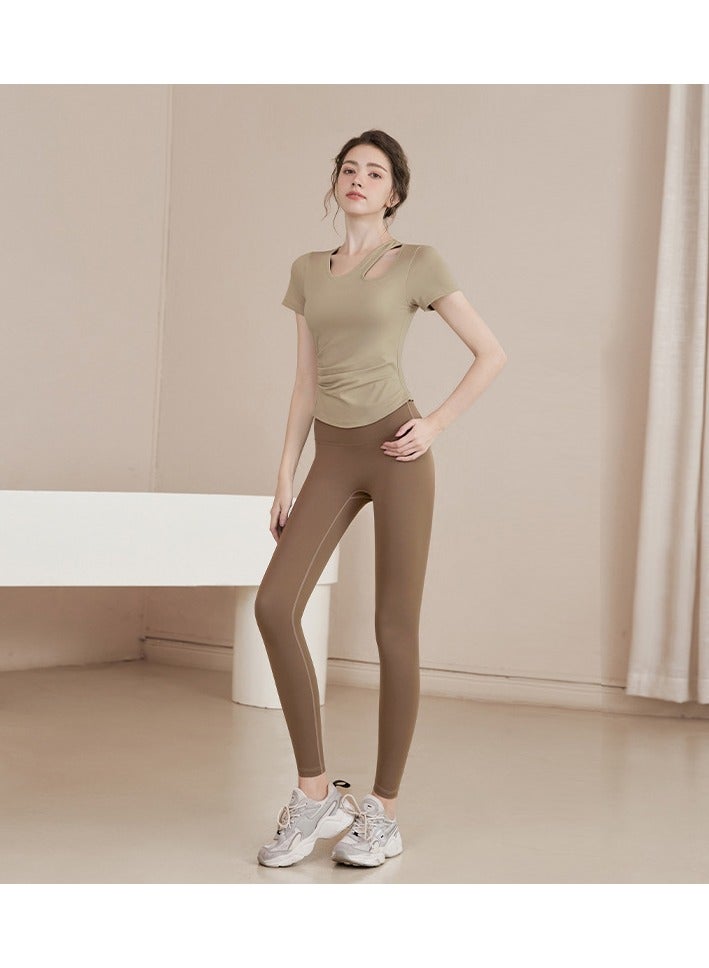 EBMINI New Pilates Yoga Training Fitness Clothing Set