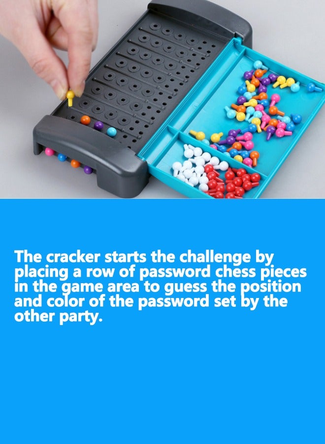 707 Games Logic Reasoning Codebreaking Educational Toy, Educational Brain Teaser for Kids & Adults, Brain Training Toy with Adjustable Difficulty, Portable Travel Board Game with Storage Box - Image 5