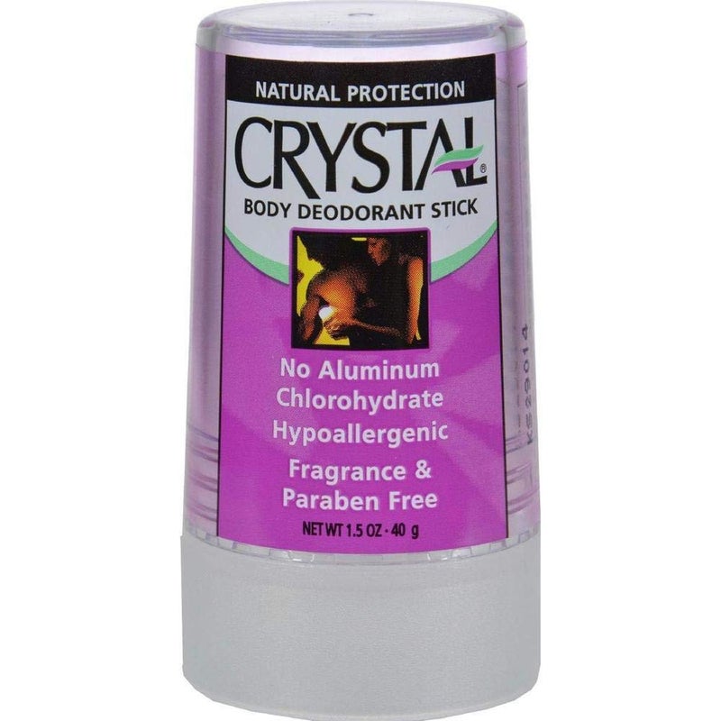 CRYSTAL Deodorant Crystal Body Deodorant Travel Stick Unscented 15 oz Pack of 6