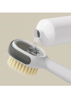 Generic Liquid-added shoe brush multi-function shoe brush household press liquid soft hair laundry cleaning brush does not damage shoes magic artifact  - Image 1