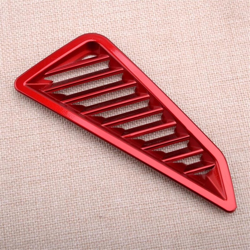 Wivplex Red Car Dashboard Air Outlet Vent Cover Trim - Image 5