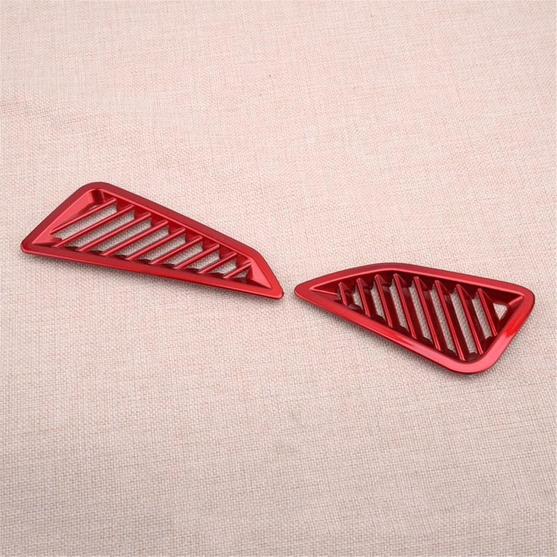 Wivplex Red Car Dashboard Air Outlet Vent Cover Trim - Image 3