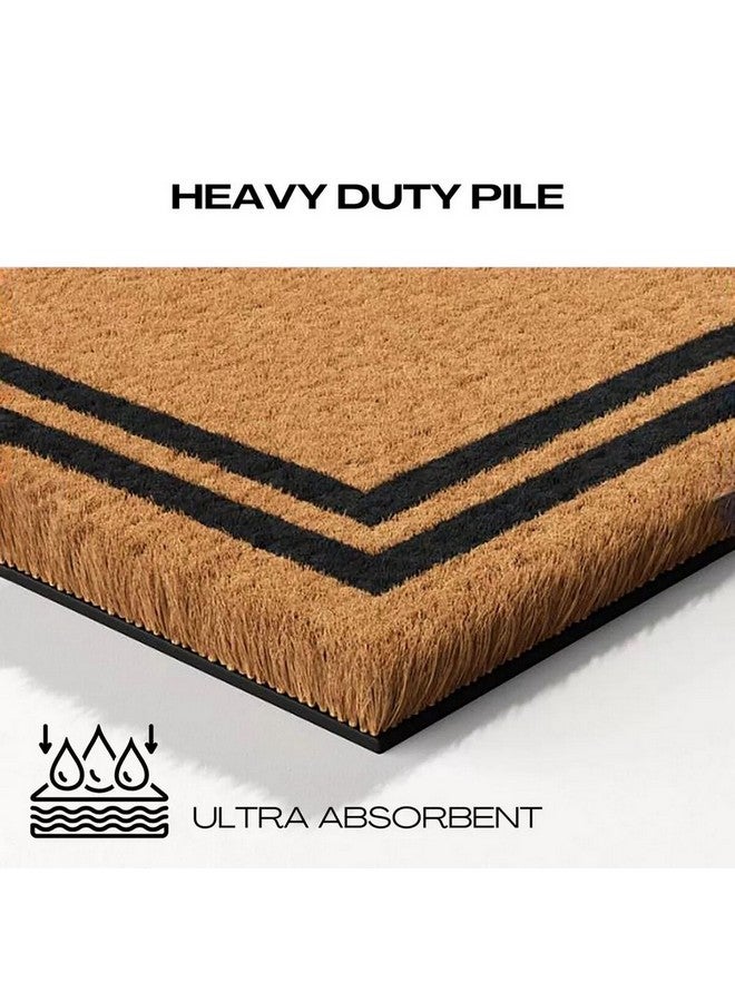 LUANCE Welcome Home Printed Rectangular Non-Slip Door Mat Brown and Black 45 x 120 cm 862051002 - Image 3