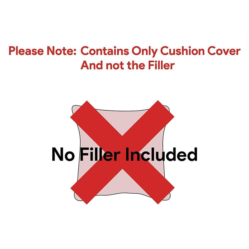 IMPEXART PVT LTD 18 X 18 Inches Cotton Boho Shaggy Square Super Soft Geometric Cushion Cover for Decor Couch Sofa Bedroom Living Room Farmhouse Indoor Outdoor - Image 5
