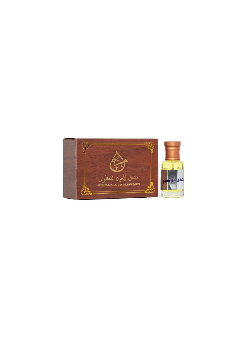 Mishal al oud Attar Shadha Abu Dhabi Perfumes for Unisex, 12 ML - Image 1