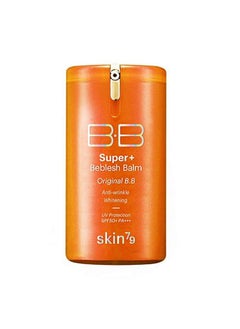 Skin79 9] Super Plus Beblesh Balm Triple Function Orange BB Cream 21 Yellow Beige (SPF50/PA+++) 135 floz (40 ml) Rich Vitamin Complex Care Healthy and Vital Skin High Coverage without Darkening  - Image 1