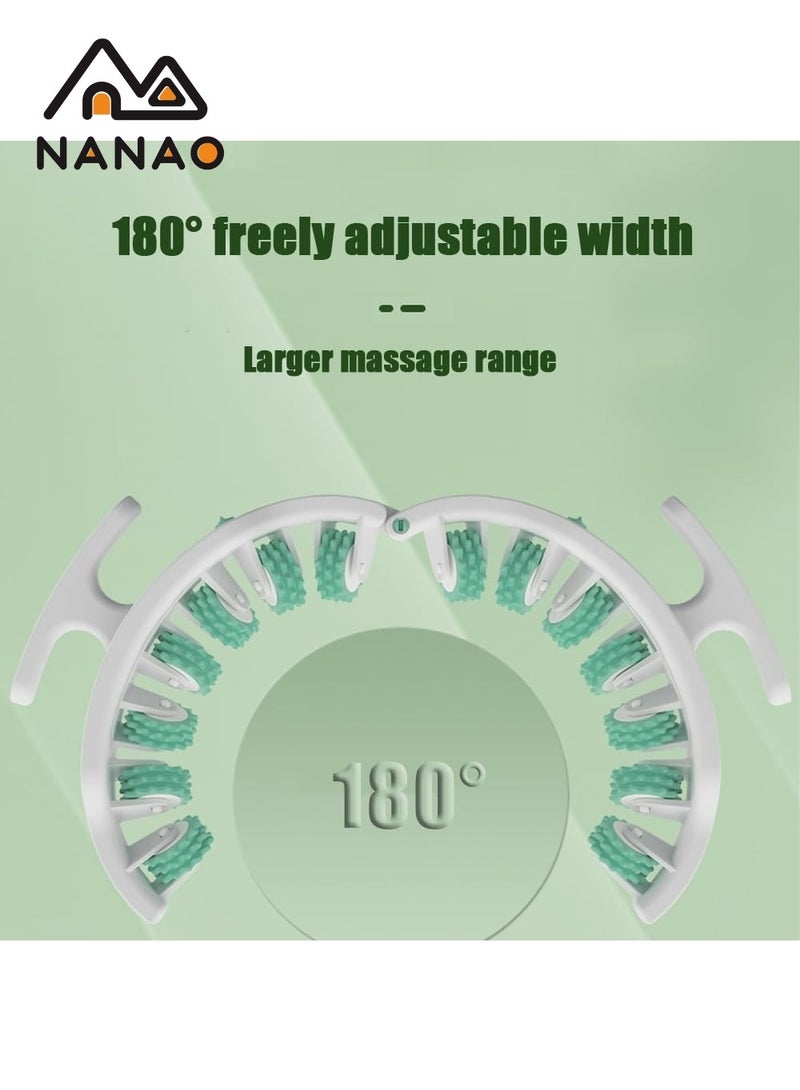 NANAO Anti Cellulite Massager, 360° Multi-Functional Ring Anti Cellulite Massager, Fascia Massage Tool for Thigh, Calf, Waist Anti Cellulite, Muscle Myofascial and Deep Tissue Pain Relief (Green)  - Image 5