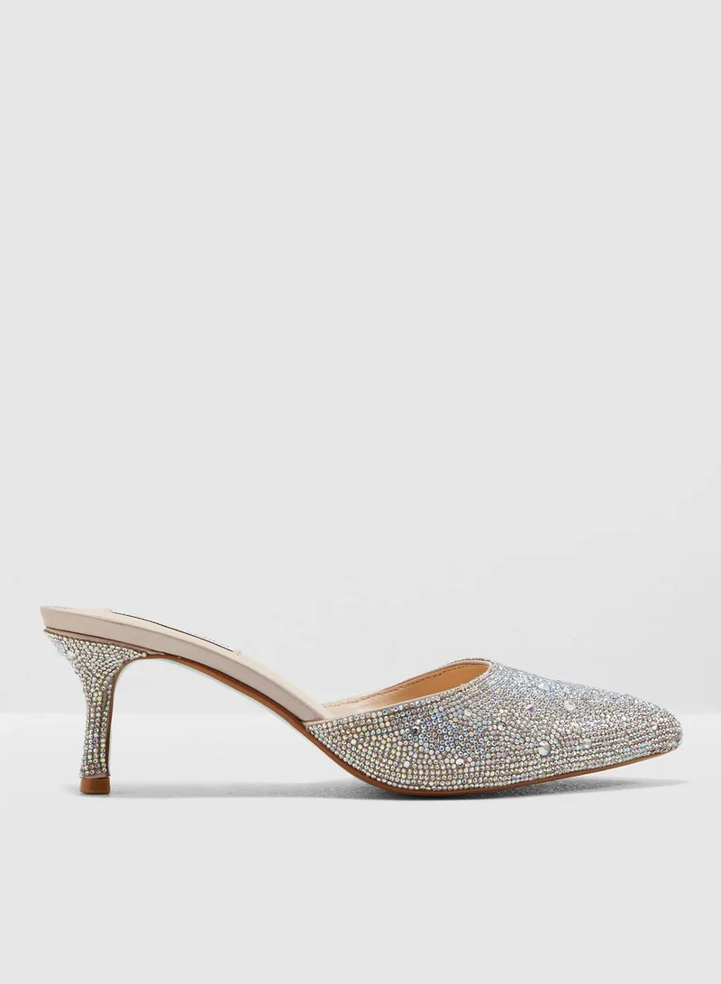 STEVE MADDEN Magan Pump-Pale Nude
