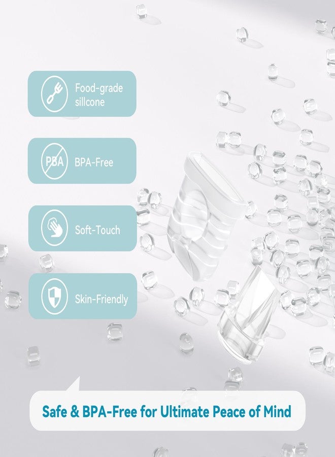 GOTOCUT Breast Pump Parts for Lansinoh Discreet Duo/Nuliie/Motif Aura Glow S32 Wearable Breast Pump, Incl 8PCS Duckbill Valves & 4PCS Silicone Diaphragms - Image 3