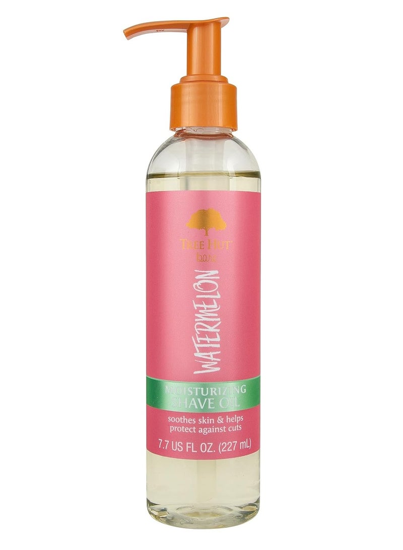 Tree Hut Tree Hut Moisturizing Shave Oil Watermelon, 7.7 fl oz, Gel-to-Oil Formula  - Image 1