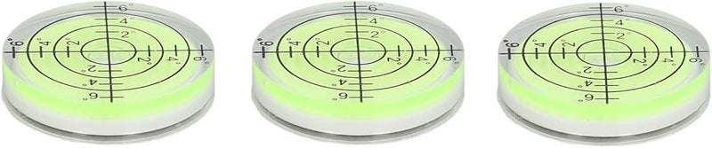 3 Pcs 32mm Round Bubble Level High Precision Mini Bullseye Horizontal Measurement Tool - Image 1