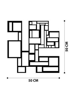دورلاين لوحة جدارية مصنوعة بالكامل من المعدن بسمك 1.2 مم من دورلاين مقاس 50x50 سم  - Image 3
