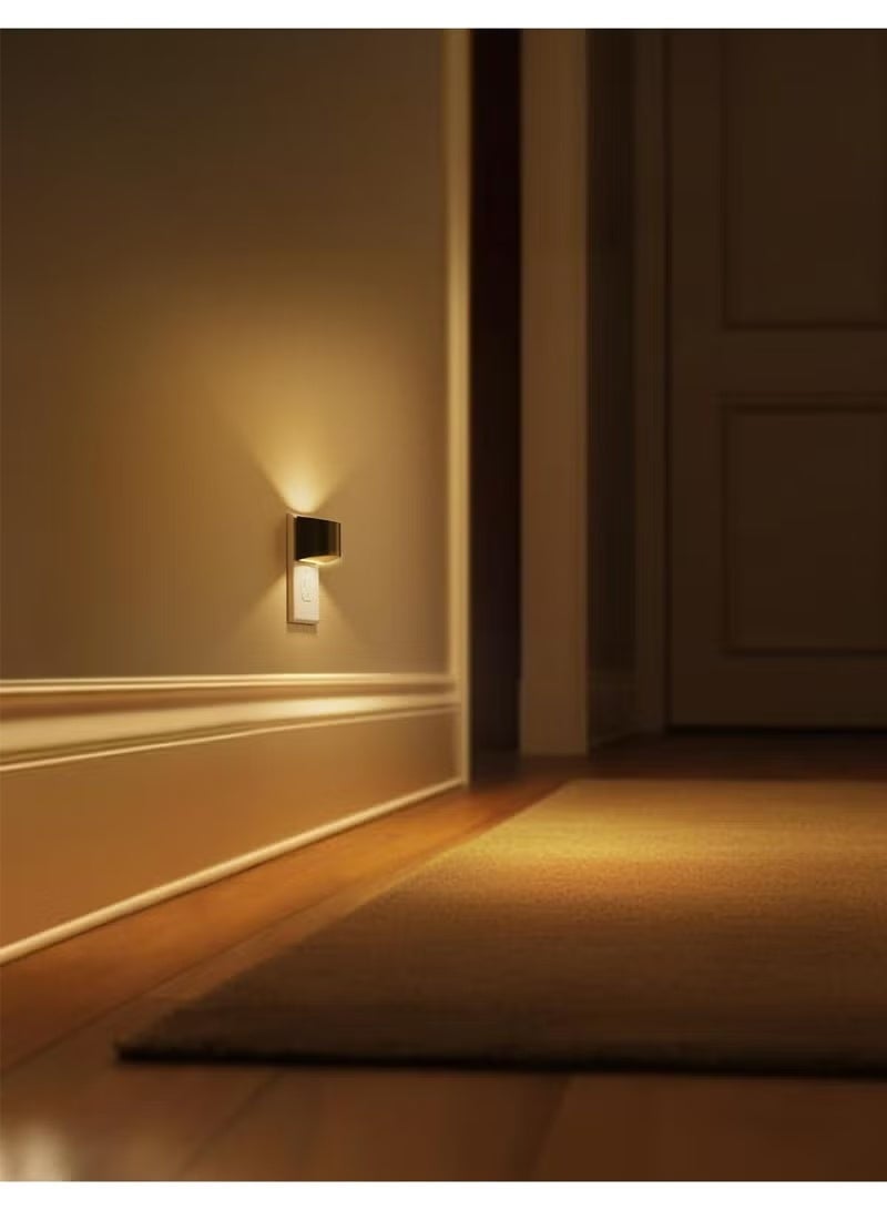 Plug-in Night Lights, 2 Pack with Dusk to Dawn Sensor, 3000K Soft White - Image 2