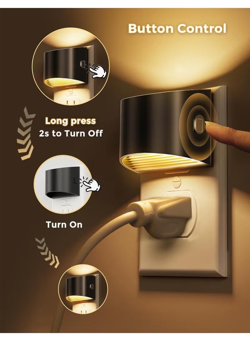 Plug-in Night Lights, 2 Pack with Dusk to Dawn Sensor, 3000K Soft White - Image 4