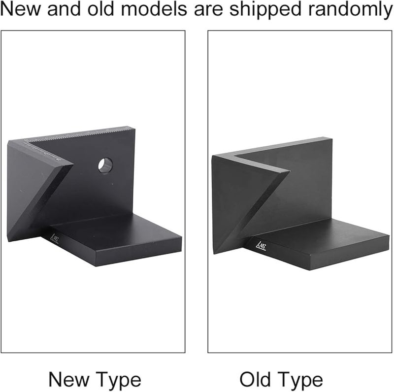 Black Aluminum Alloy 45 Degree Angle Center Line Scriber Woodworking Marking Tool - Image 4