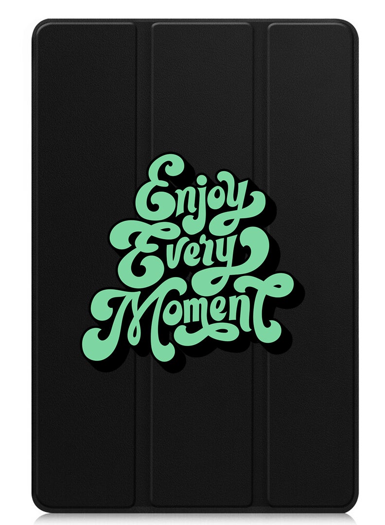 Theodor Protective Flip Case For Apple iPad mini 7th Generation (A17 Pro 2024 / Mini 6 2021 6th Generation) With Trifold Stand Auto Wake Sleep Shockproof Cover Enjoy Every Mopment-01 - Image 1