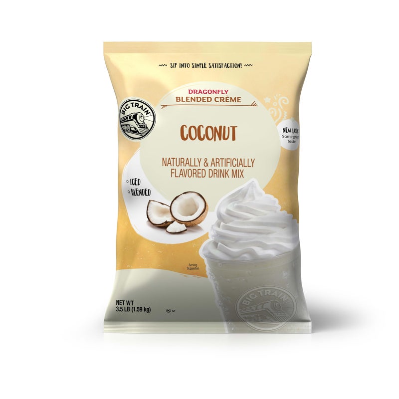 Big Train Dragonfly Coconut Blended Crme Beverage Mix 35 Pound Pack of 1