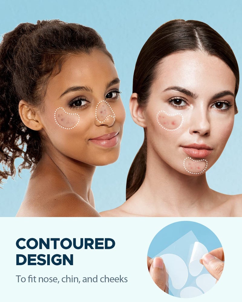 LitBear Large Acne Pimple Patches, 6 Sizes 100 Patches for Large Breakouts, Acne Patches for Face, Chin or Body, Acne Spot Patch with Tea Tree & Calendula Oil, Hydrocolloid Bandages for Acne Skin - Image 3