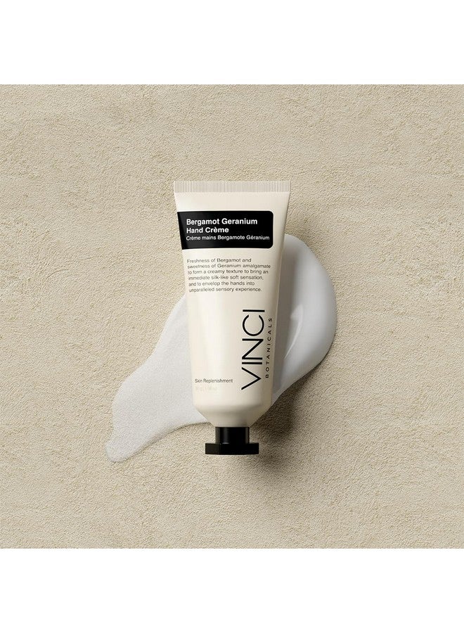 Vinci Botanicals مجموعة هدايا فينشي بوتانيكالز من البرغموت والجرانيوم | كريم يد، غسول جسم، كريم جسم، مقشر جسم | ينظف، يلمع ويرطب البشرة | رائحة حلوة منعشة | أحجام سفر | أساسيات يومية | عبوة من 4 - Image 5