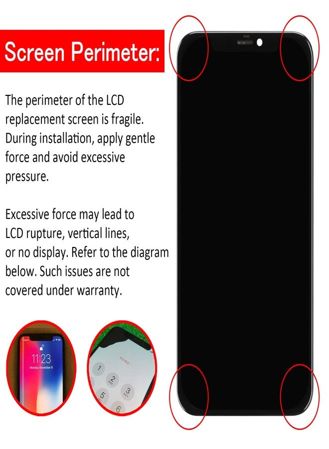 Olivechard OLED for Samsung Galaxy Note 20 Ultra 6.78"(Not OEM 6.9") LCD Display+Mystic Black Frame 4G/5G N985 N986 LCD Screen Display Replacement Touch Digitizer Assembly - Image 3