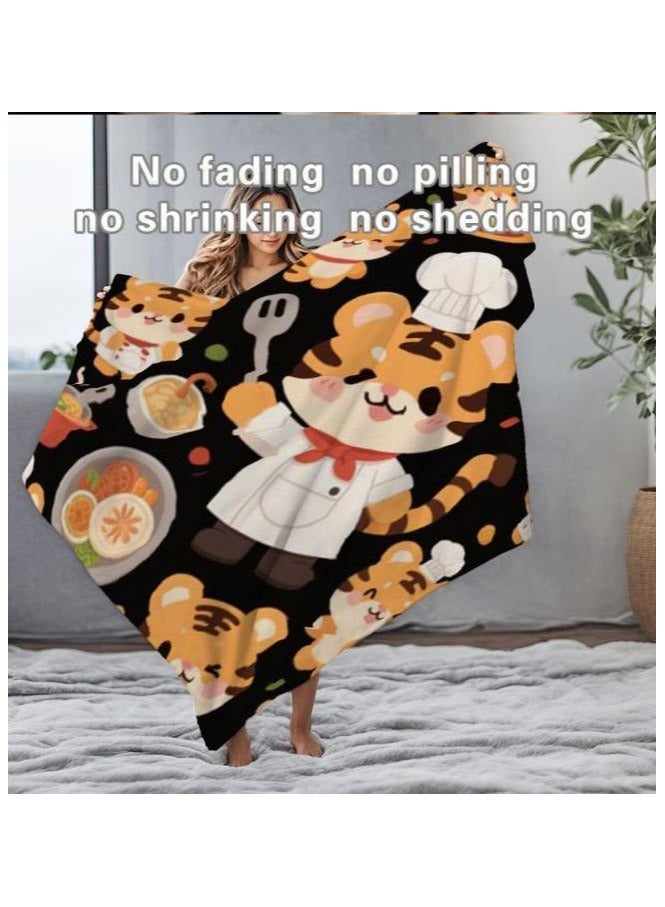 general Children's or student cartoon flannel thin blanket (warm and comfortable, suitable for sleep, games) 100cm*150cm - 866 - Image 1