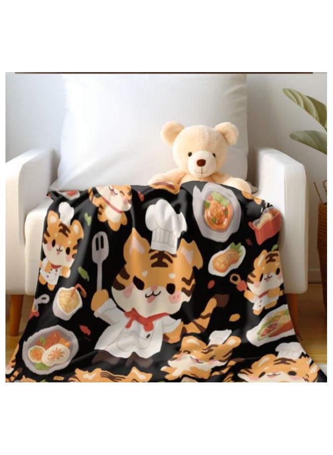 general Children's or student cartoon flannel thin blanket (warm and comfortable, suitable for sleep, games) 100cm*150cm - 866 - Image 4