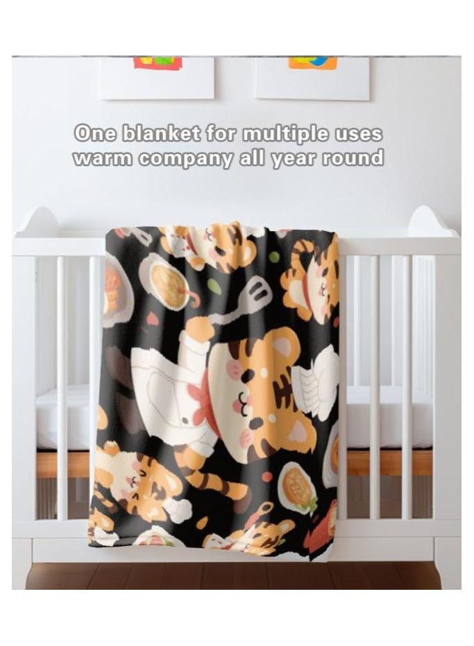 general Children's or student cartoon flannel thin blanket (warm and comfortable, suitable for sleep, games) 100cm*150cm - 866 - Image 5