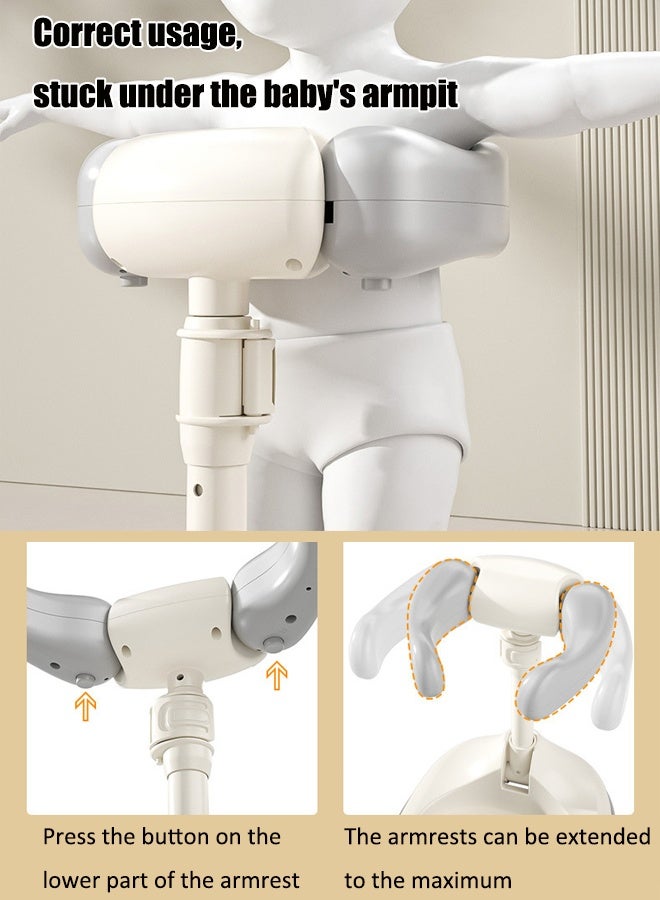 آيسيورا رف حمام للأطفال رف حمام للأطفال مانع للانزلاق للاستخدام المنزلي رف حمام قابل للطي 4 أوضاع لضبط الارتفاع مناسب للأطفال من عمر 6 أشهر فما فوق - Image 3