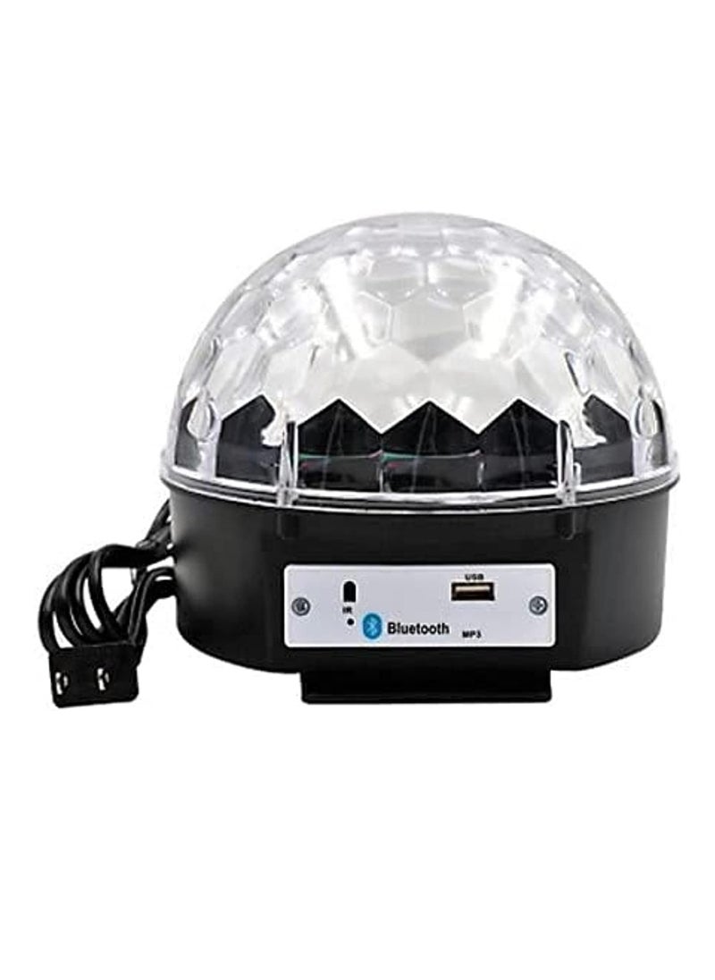 Bluetooth LED Disco Ball with Speaker - Colorful Lighting Effects, MP3 Playback via USB, Perfect for Parties and Events