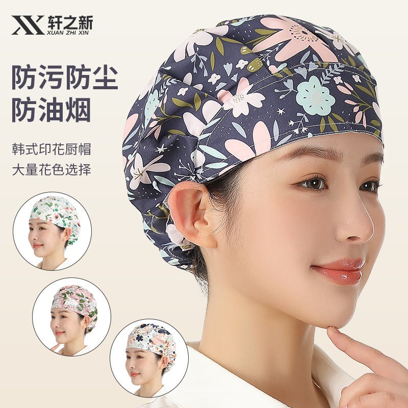 Kitchen Smoke-Proof Hat Chef Hat Catering Cooking Cooking Canteen Home Work Hat Factory Dust-Proof Headgear - Image 2