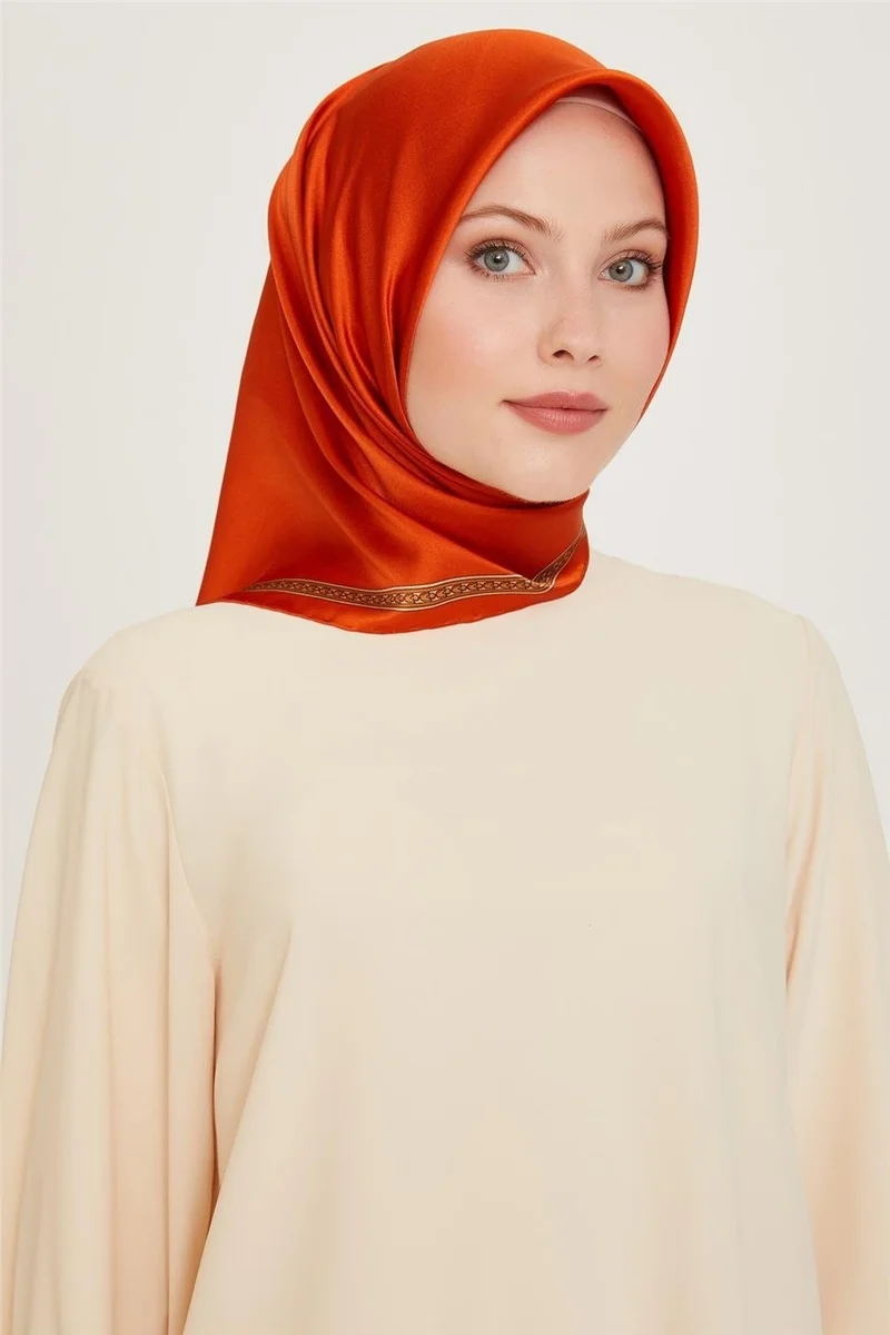 ARMINE Classic Patterned Sura Pure Silk Scarf 9261D 07 83