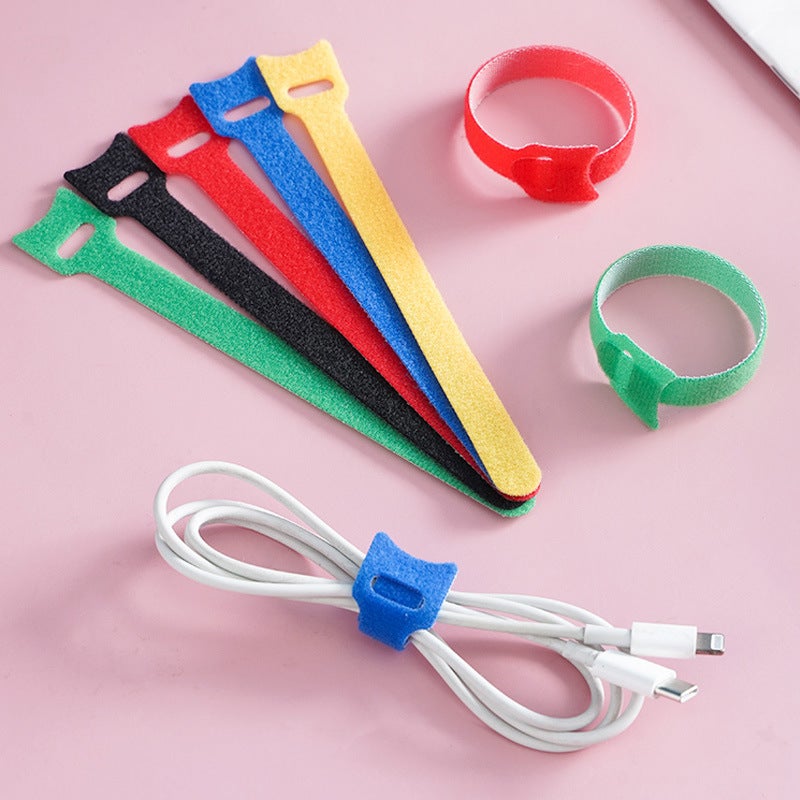 Velcro Wire Fixing Cable Organizer Headset Data Cable Tape Storage Network Cable Charging Cable Tying Tape - Image 3