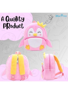 Blue Tree blue tree Cute Kids Backpack Toddler Bag Plush Animal Cartoon Mini Travel Bag for Baby Girl Boy 1-5 Years  - Image 5