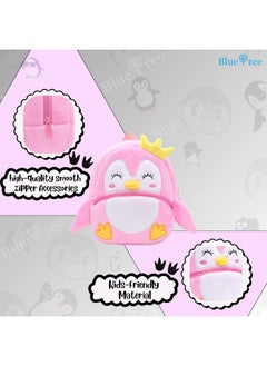 Blue Tree blue tree Cute Kids Backpack Toddler Bag Plush Animal Cartoon Mini Travel Bag for Baby Girl Boy 1-5 Years  - Image 3