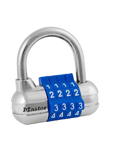 Master Lock Set Your Own Combination Padlock, Gym Locker Locks with Code for Securing Indoor Valuables, Color May Vary, 1523D