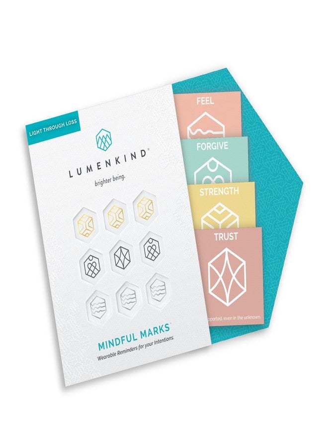LumenKind Light Through Loss Pack - Mindful Marks - Ideal Gift for Grief, Loss and Healing - Sympathy Gifts for Loss of Loved One - 36 Intention Marks - Remembrance & Bereavement Gift for Grieving - Image 1