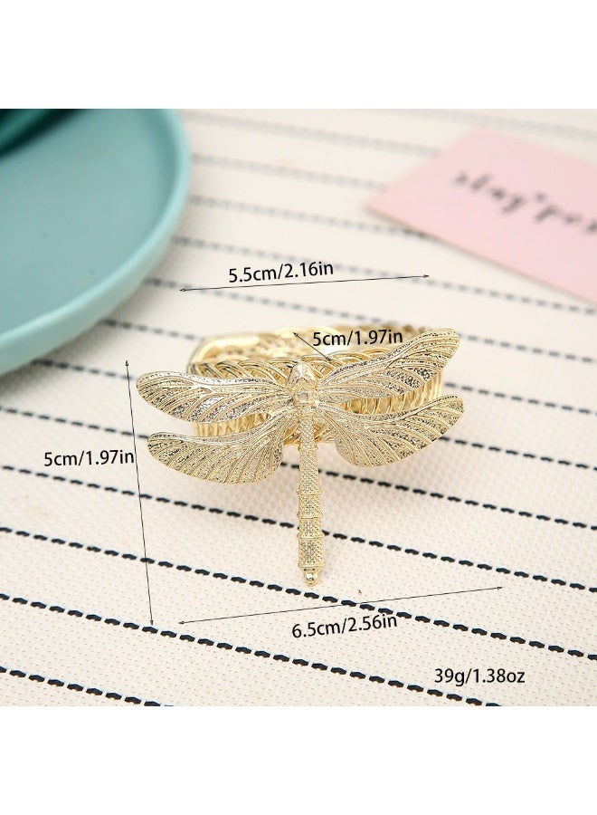 Goolsky 1PC Dragonfly Decor Metal Spring Curtain Tieback Curtain Strap - Image 3