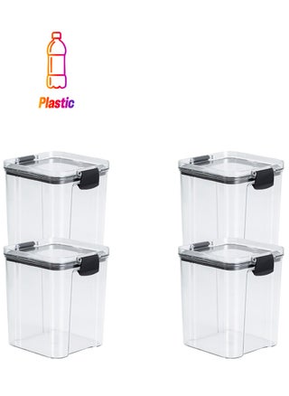 Set of 4 pieces 950ML Airtight Food Storage with Lid, Double Sealed Thick storage Jar, Leak Proof, Easy to Clean, BPA Free, Kitchen and Other Storage - pzsku/ZDBE7FEAC16D809667932Z/45/1744056528/086f2a8d-9e0e-405a-99a8-29c97b4d2f84