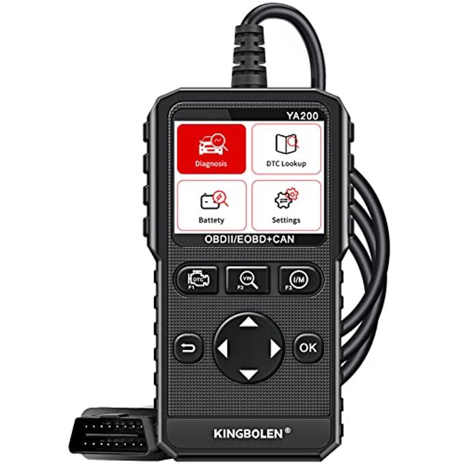 kingbolen YA200 OBD2 Scanner, Car OBD2 Code Reader Check Engine Light, Car Scanner OBDII Full Functions with Voltage Test OBD2 Scanner Diagnostic Tool for All OBDII CAN Protocol Cars Since 1996 - Image 4