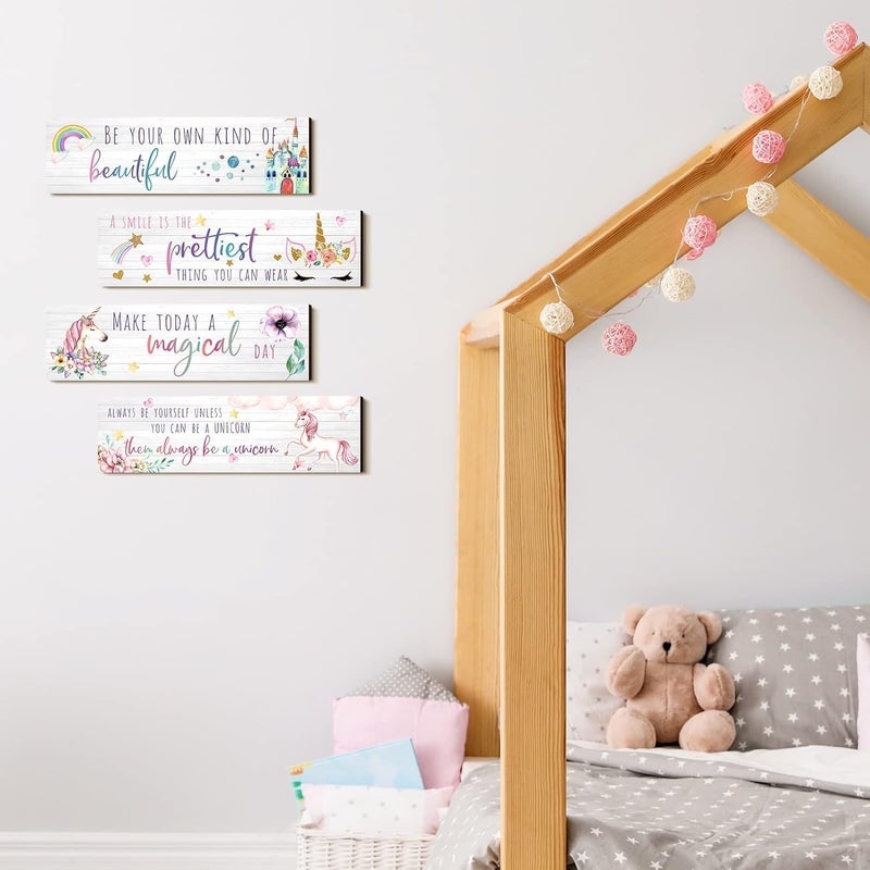 BPA Unicorn Rainbow Wall Decor Set - Image 5