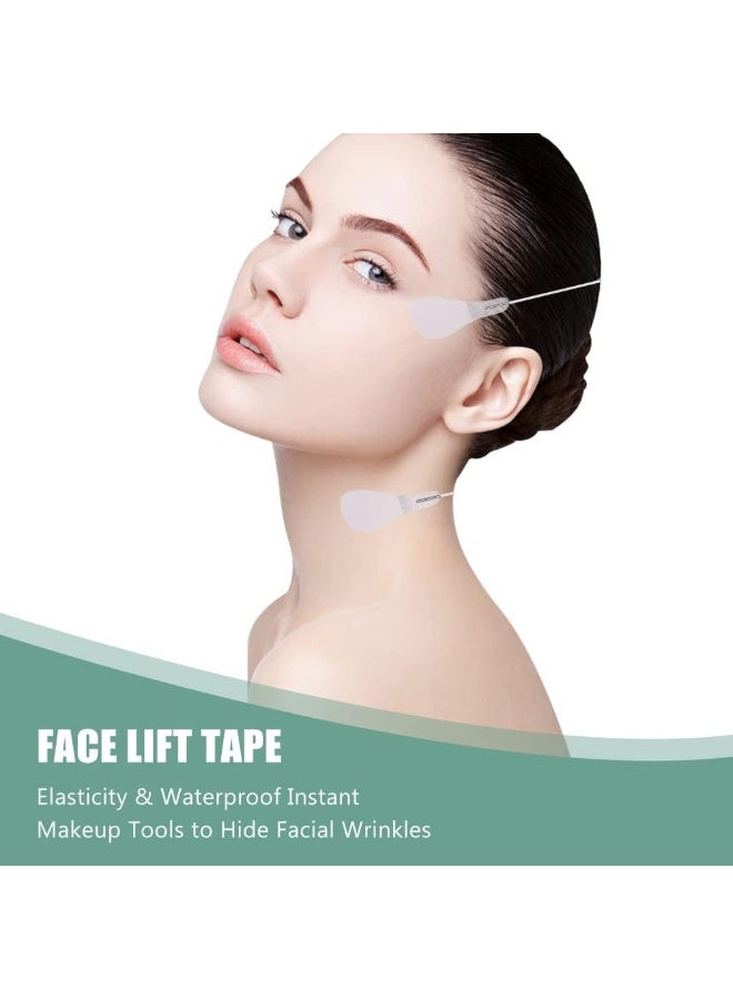 Face lifting adhesive strip0, 40 pieces of instant face lifting patches, flexible, invisible, waterproof, neck lift, reduces double chin, wrinkle lifting patches, face lifting tools for instant effect - Image 3