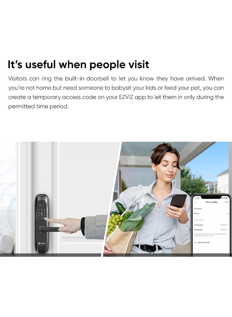 EZVIZ L2S Smart Fingerprint Lock - Image 5